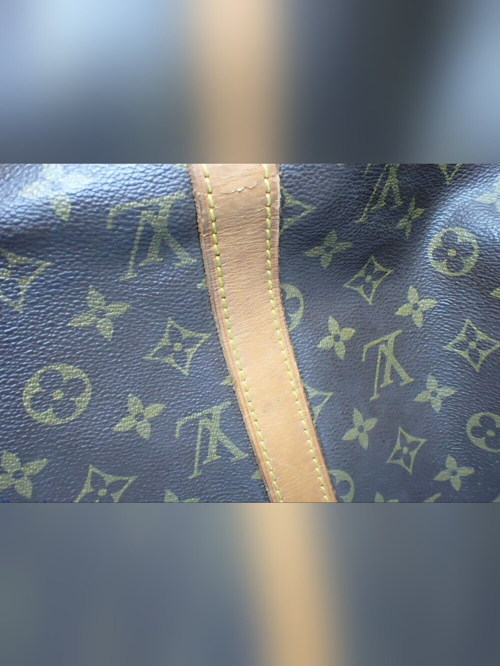 Louis Vuitton Keepall 50 Travel Bag Duffel Brown Monogram Canvas Leather - Picture 11 of 11